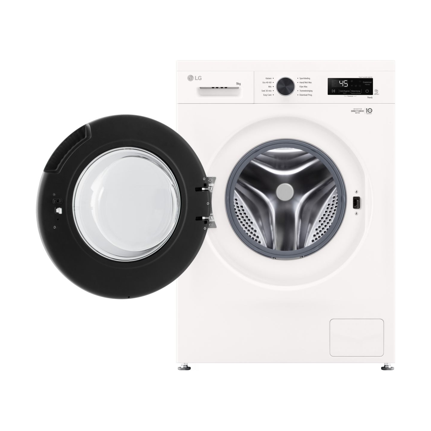 LG Washing machine | F4X1009NWB | Energy efficiency class A | Front loading | Washing capacity 9 kg | 1400 RPM | Depth 55 cm | W