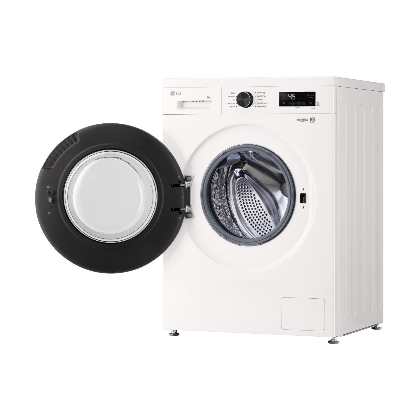 LG Washing machine | F4X1009NWB | Energy efficiency class A | Front loading | Washing capacity 9 kg | 1400 RPM | Depth 55 cm | W