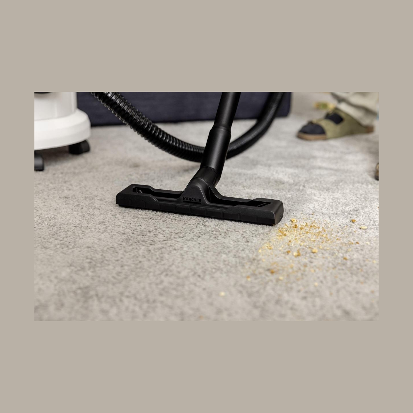 Karcher Vacuum Cleaner|KARCHER|Input power 1000 W|Dust capacity 4 L|Drum vacuum|Cleaning type Dry&wet|Dust container Bagless|Col