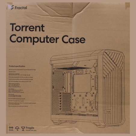 Fractal Design Torrent Black RGB TG | Fractal Design | Torrent Black RGB TG Light Tint | Torrent Black RGB TG | ATX | Black | D