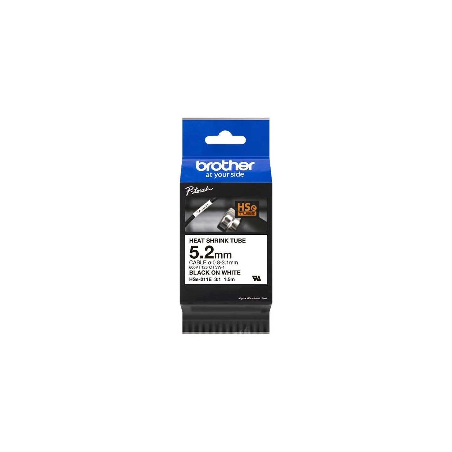 Brother B-ON-W HEAT SHRINK TUBE 5.2MM