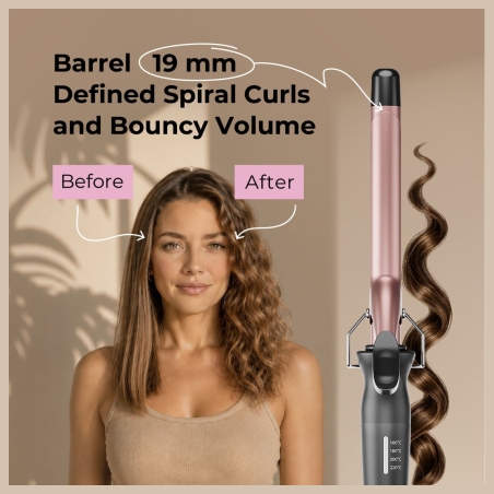 Ray Battler RB 6568 Curling Iron 19mm Diameter