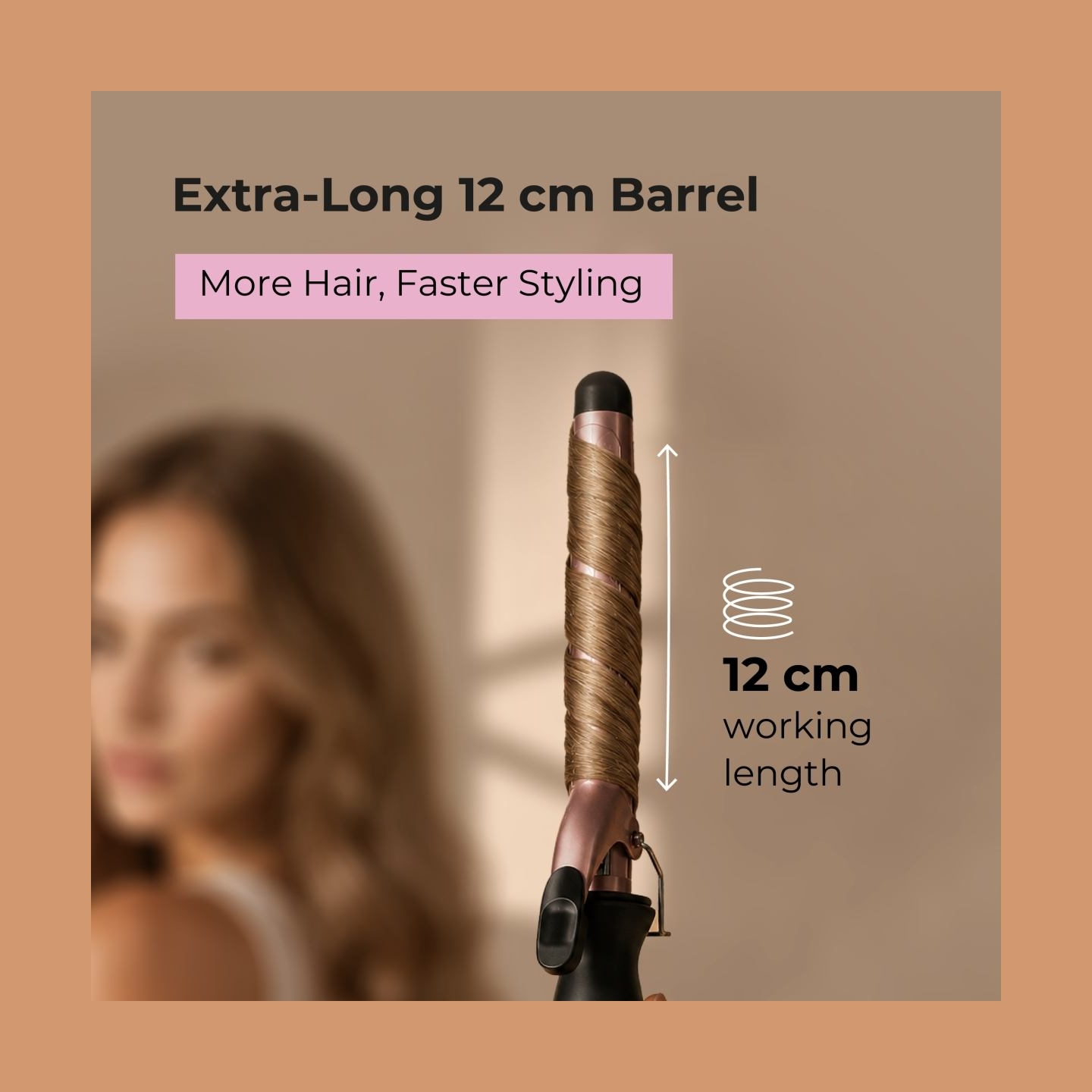 Ray Battler RB 6566 Curling Iron 25mm Diameter