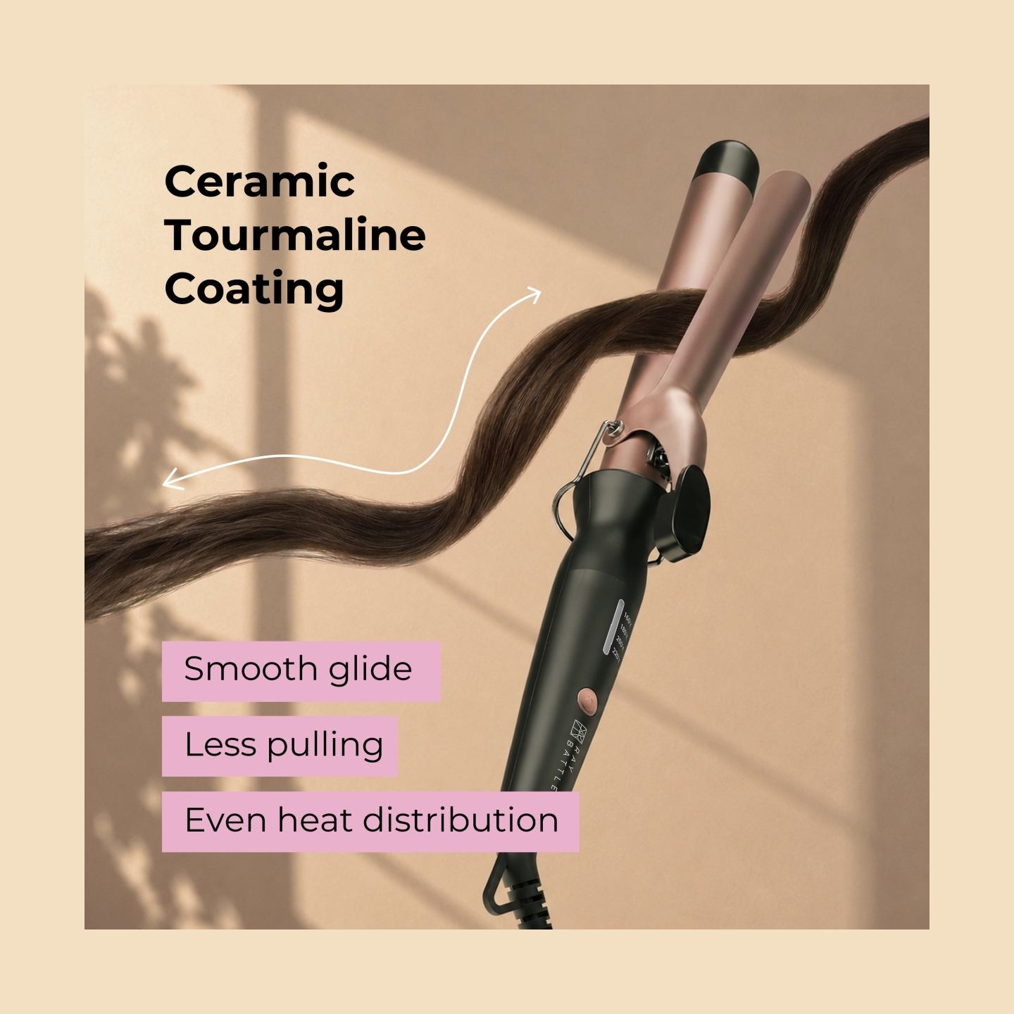 Ray Battler RB 6566 Curling Iron 25mm Diameter