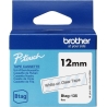 Brother BTAG-135 | White on Clear | Btag