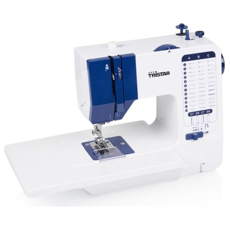 Tristar Sewing machine | SM-6005 | Number of stitches 38 | Number of buttonholes 1 | White/Blue