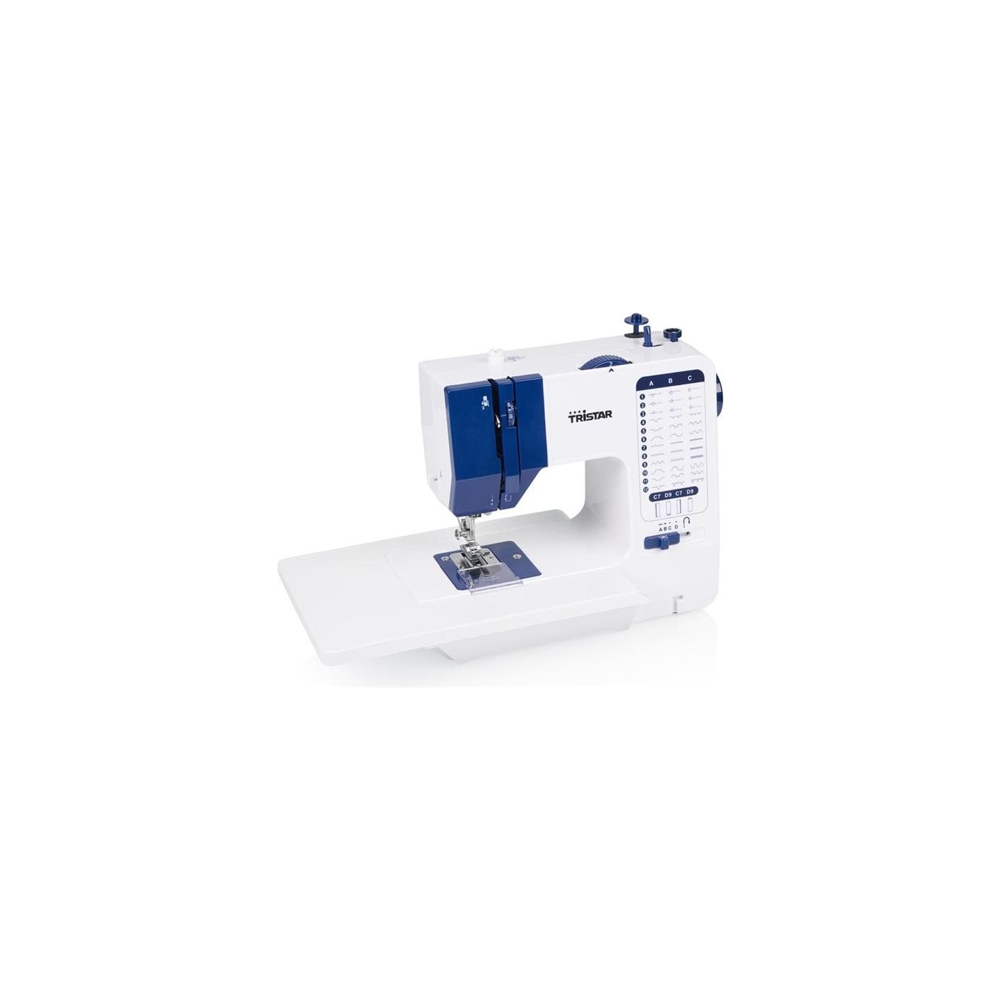 Tristar Sewing machine | SM-6005 | Number of stitches 38 | Number of buttonholes 1 | White/Blue