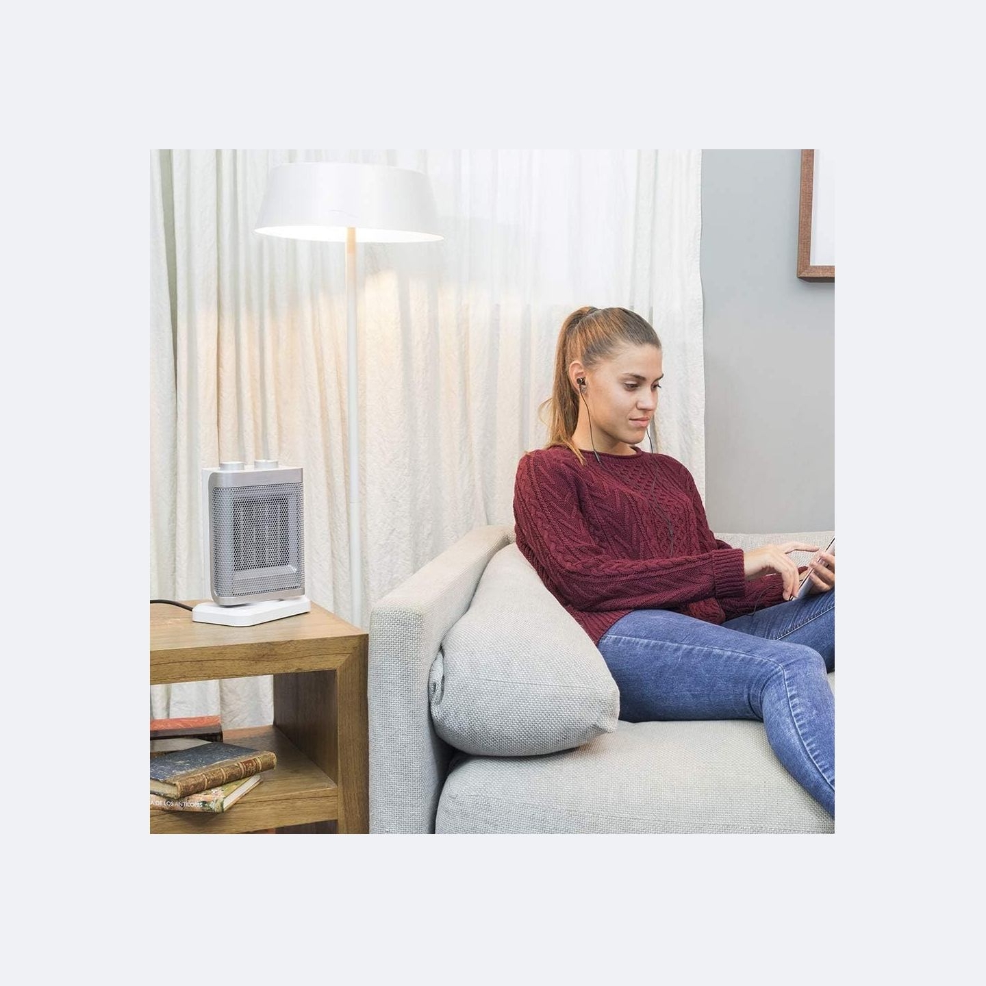 Cecotec | Ready Warm 6100 Ceramic Rotate | Ceramic Heater | 1500 W | Number of power levels 3 | Suitable for rooms up to 35-40 m