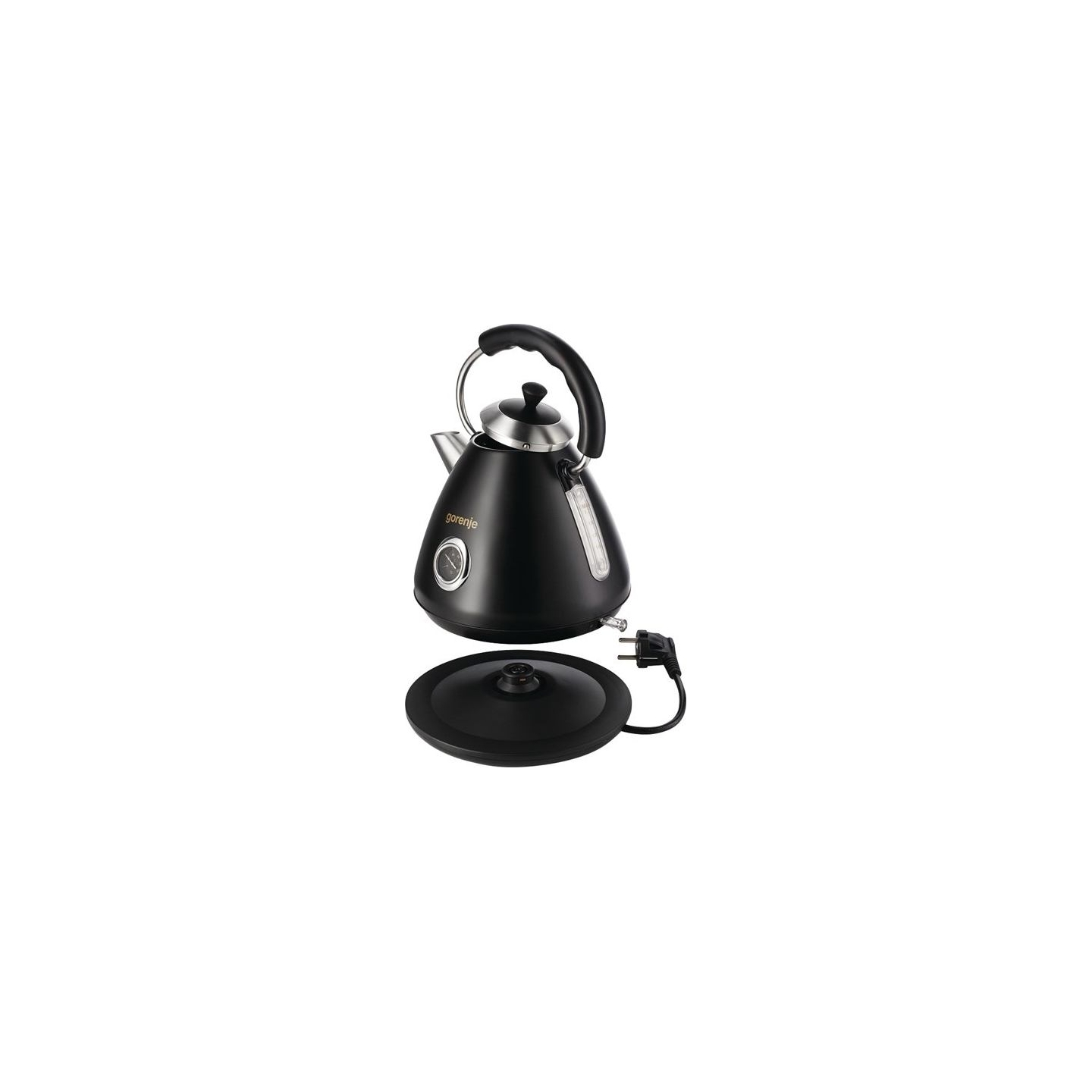 Gorenje | Kettle | K17CLBK | Electric | 2200 W | 1.7 L | Plastic/Metal | 360° rotational base | Black