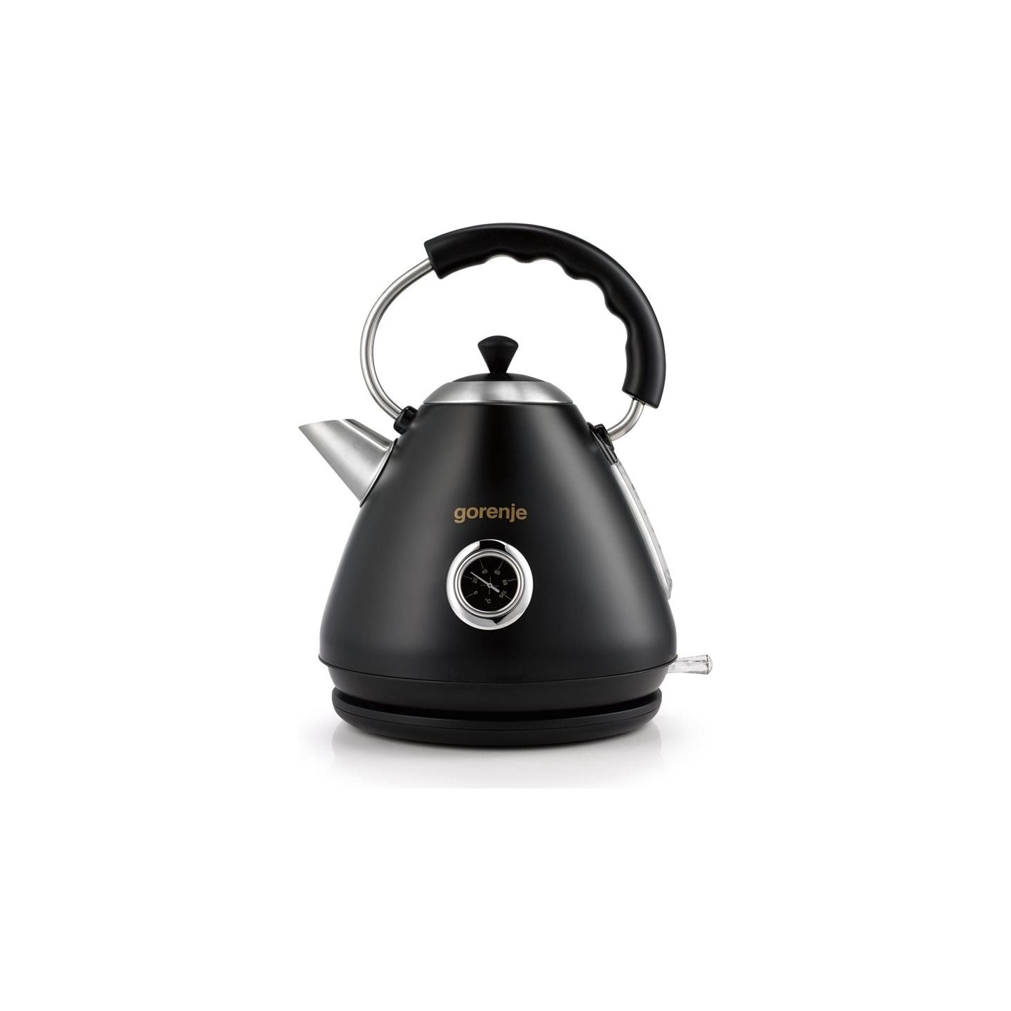 Gorenje | Kettle | K17CLBK | Electric | 2200 W | 1.7 L | Plastic/Metal | 360° rotational base | Black