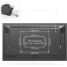 Hama Fullmotion ultraslim TV wall bracker 600x400