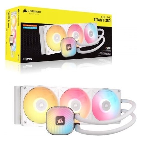 Corsair CPU cooler iCUE LINK TITAN II 360RX RGB 360mm white