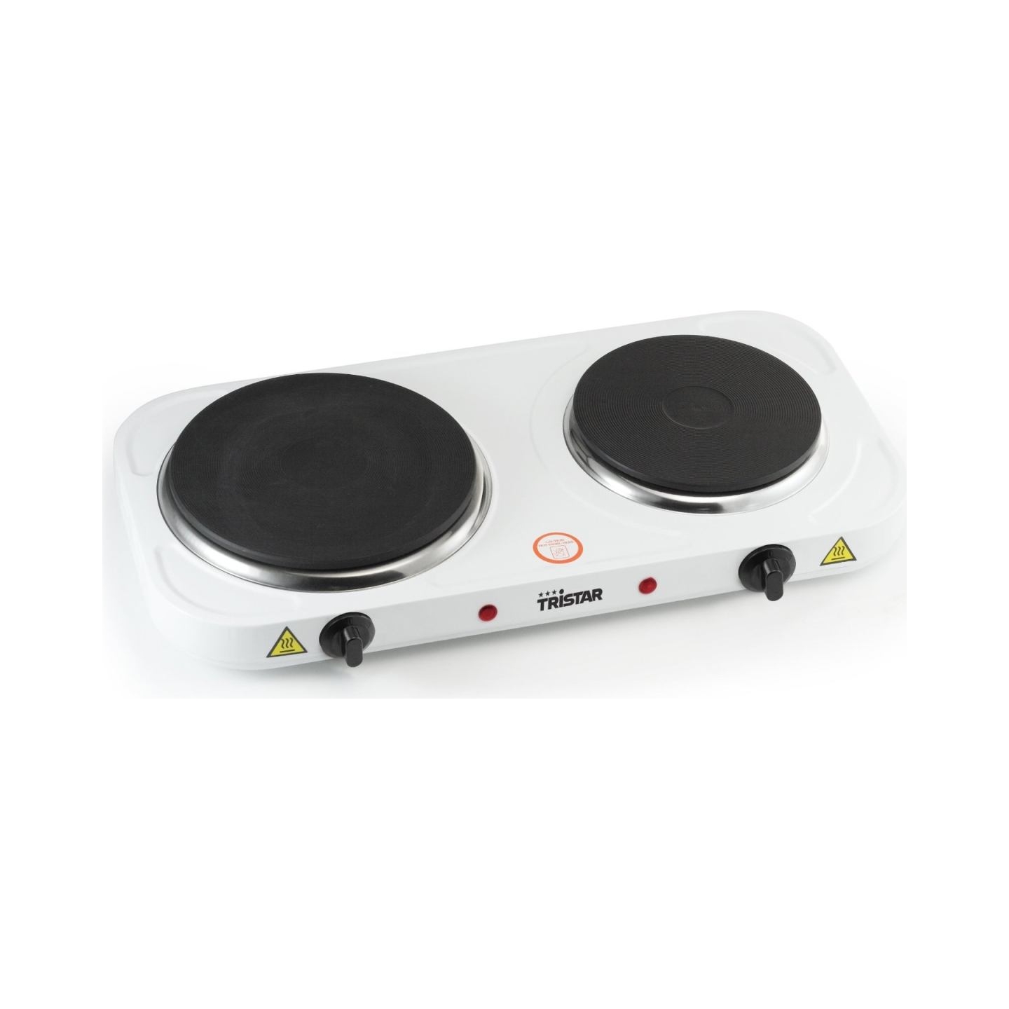 Tristar | Free standing table hob | KP-6245 | Number of burners/cooking zones 2 | Rotary | White | Electric