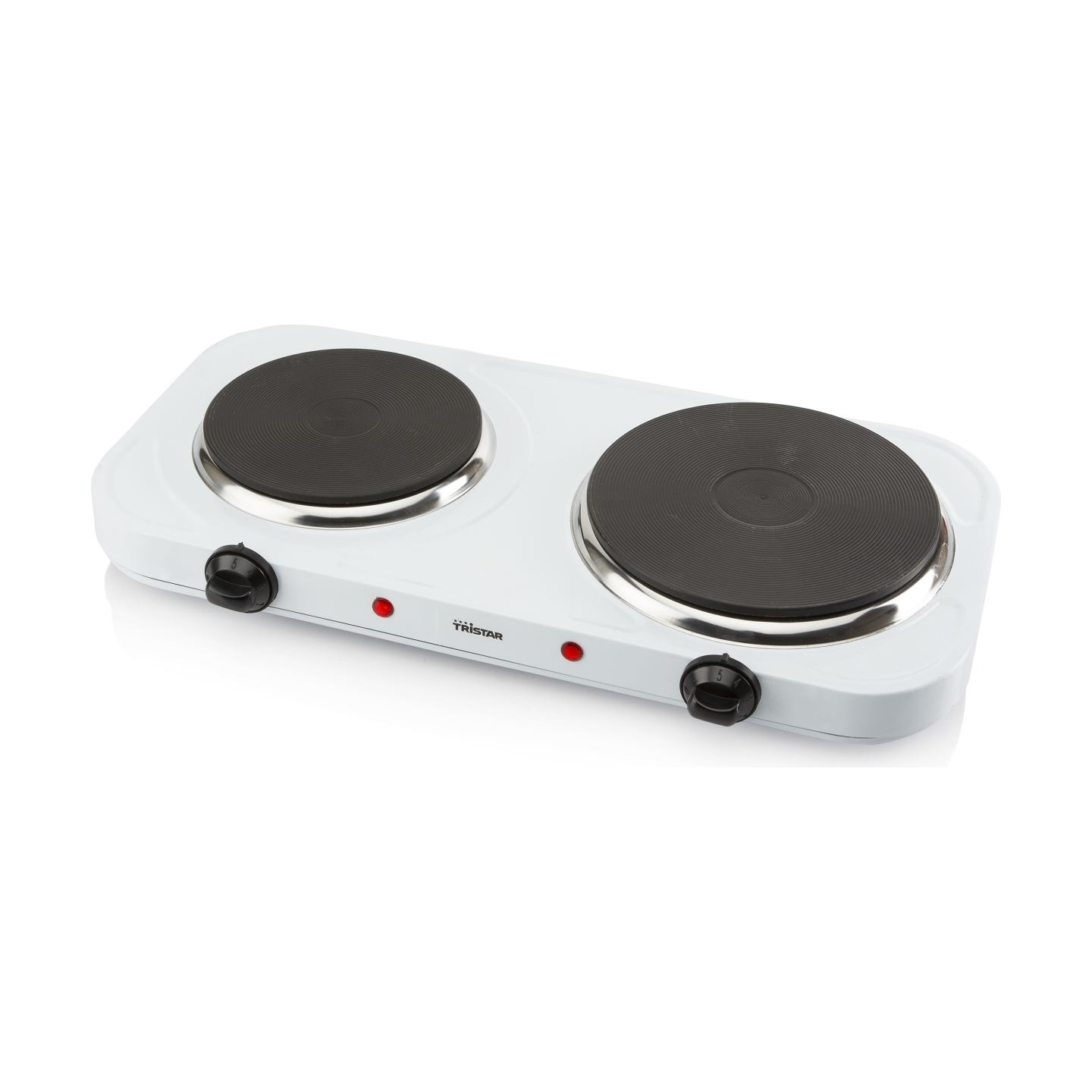 Tristar | Free standing table hob | KP-6245 | Number of burners/cooking zones 2 | Rotary | White | Electric