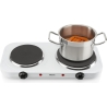 Tristar | Free standing table hob | KP-6245 | Number of burners/cooking zones 2 | Rotary | White | Electric