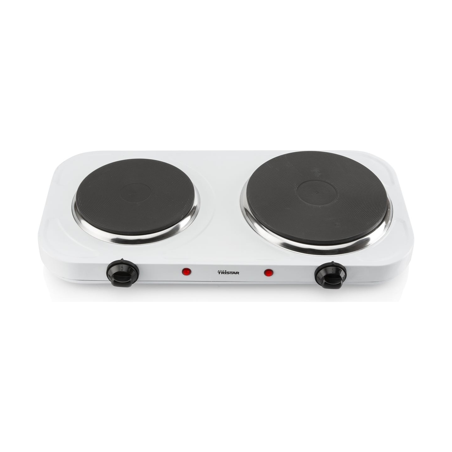 Tristar | Free standing table hob | KP-6245 | Number of burners/cooking zones 2 | Rotary | White | Electric