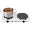 Tristar | Free standing table hob | KP-6245 | Number of burners/cooking zones 2 | Rotary | White | Electric