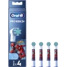 Oral-B Replacement Toothbrush Heads | EB10 4 refill Spiderman | Heads | For kids | Number of brush heads included 4