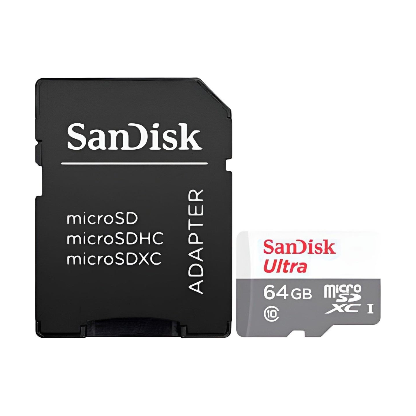 Sandisk Ultra microSDXC 64GB + SD Adapter 100MB/s Class 10 UHS-I
