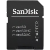 Sandisk Ultra microSDXC 64GB + SD Adapter 100MB/s Class 10 UHS-I
