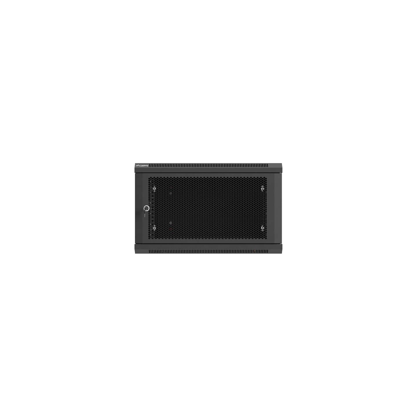 Lanberg Wall mounted installation cabinet 19" 6U 600X600 | WF01-6606-23B | Black