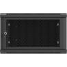 Lanberg Wall mounted installation cabinet 19" 6U 600X600 | WF01-6606-23B | Black
