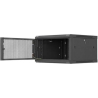 Lanberg Wall mounted installation cabinet 19" 6U 600X600 | WF01-6606-23B | Black