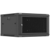 Lanberg Wall mounted installation cabinet 19" 6U 600X600 | WF01-6606-23B | Black