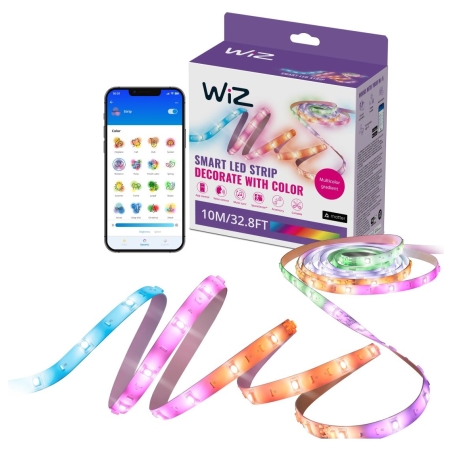 Philips Smart Smart WiFi RGBIC LED strip, 10m | 17.9 W | RGB