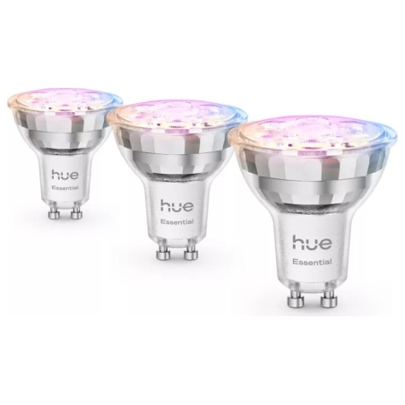 Philips Hue E WCA 345 GU10 3P EU | E27 | 8 W | 16 million colors, White and colored light