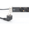 Digitus | Aluminum outlet strip with 8 safety outlets | DN-95401 | Sockets quantity 8
