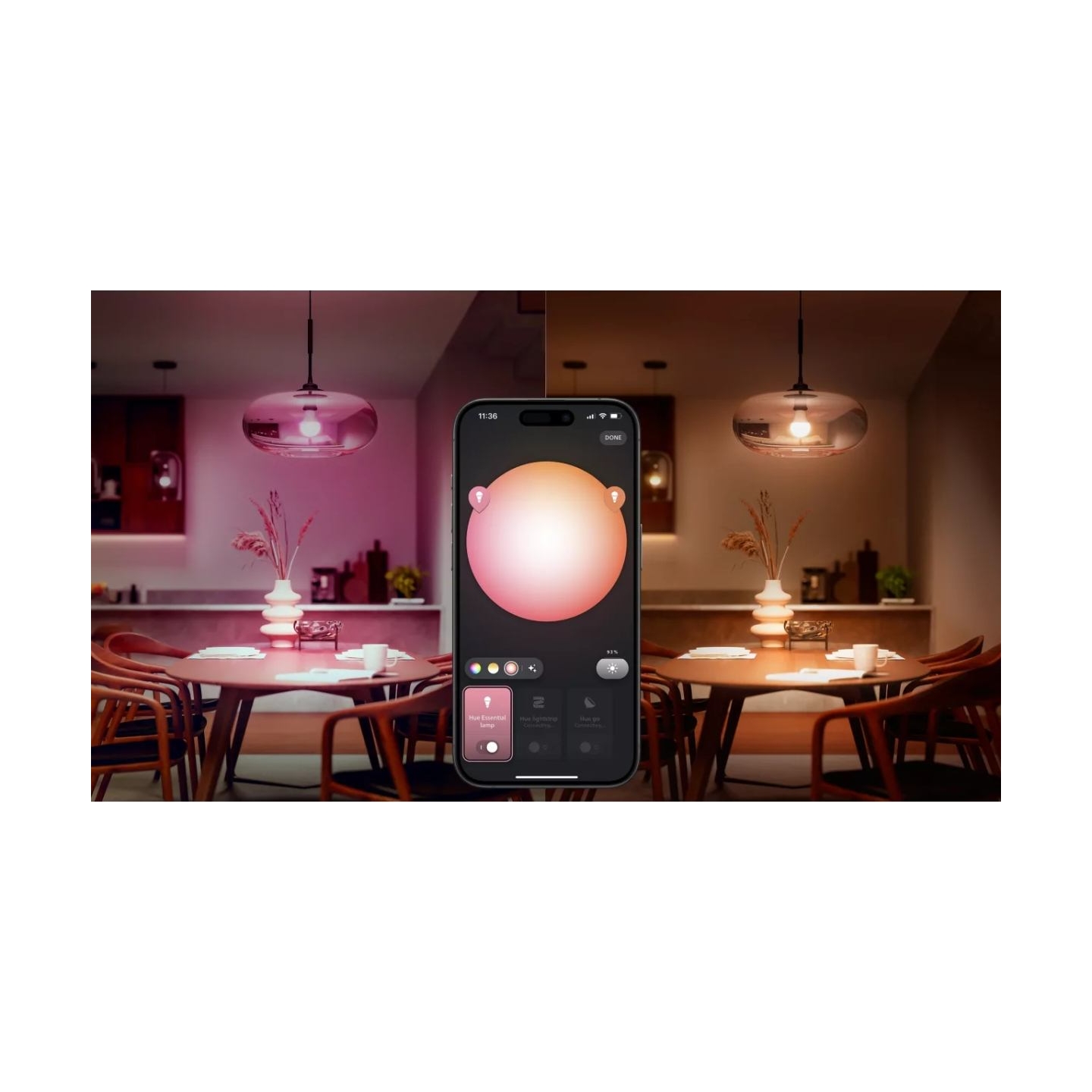 Philips Hue E WCA 806 A60 2P EU | E27 | 8 W | Bluetooth, Zigbee