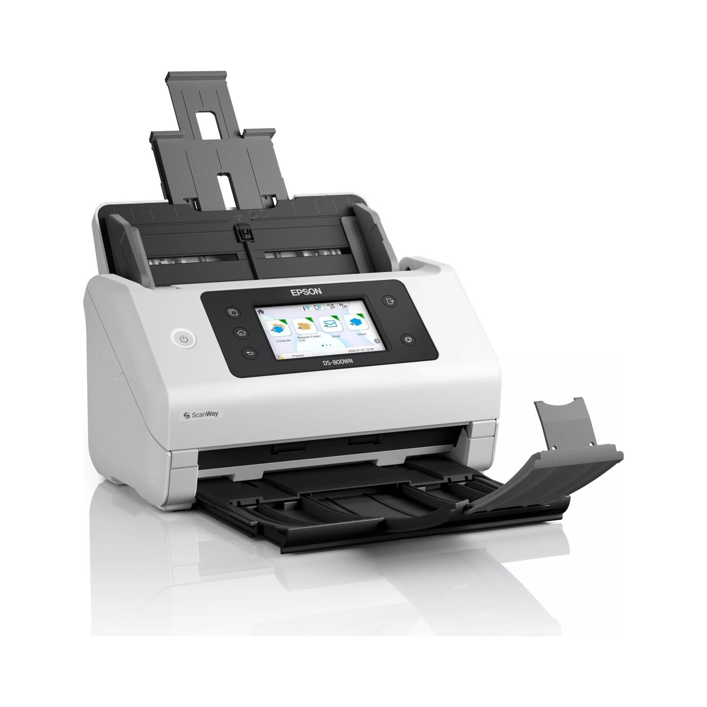 Epson Network Business Scanner | WorkForce DS-800WN | Colour | Wireless
