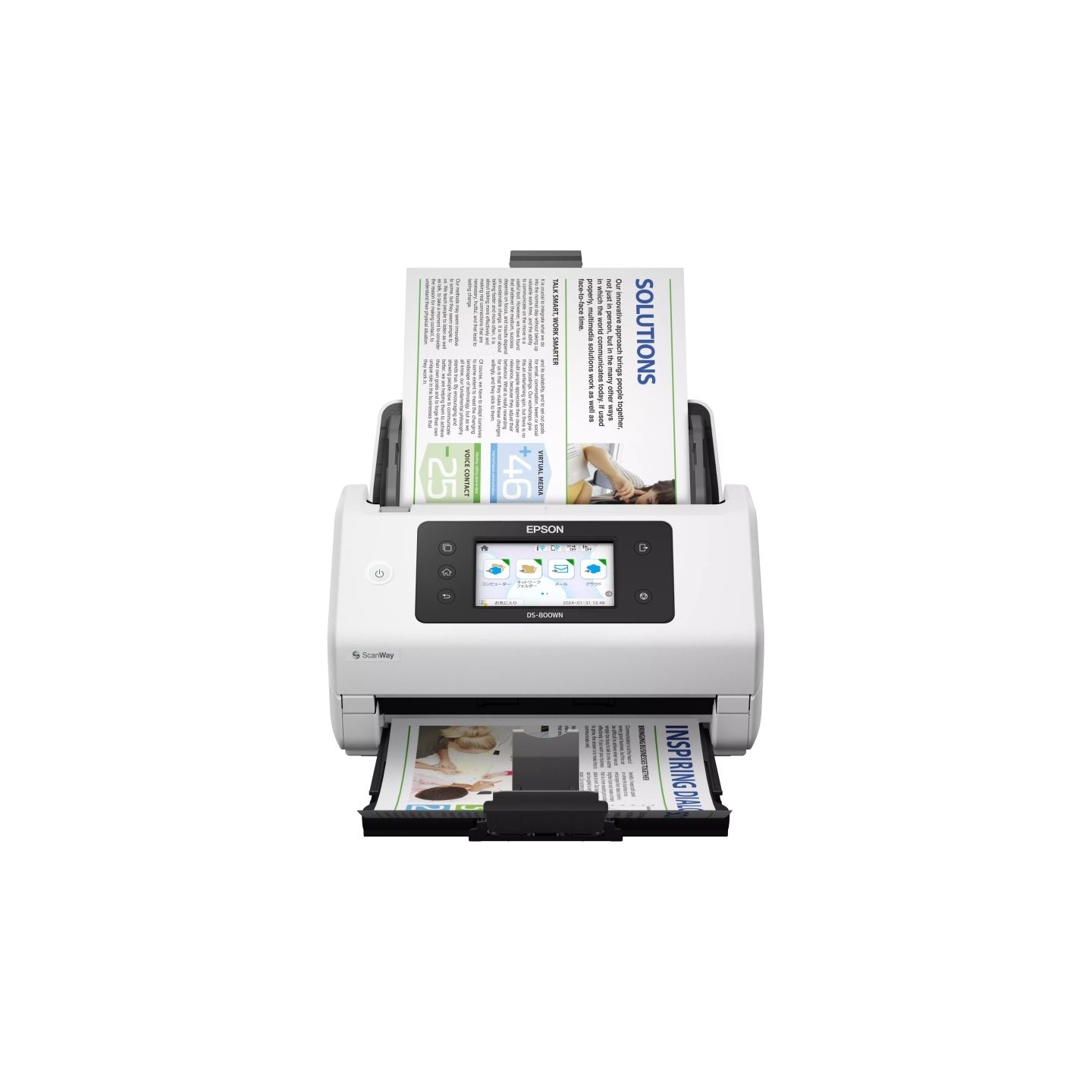 Epson Network Business Scanner | WorkForce DS-800WN | Colour | Wireless