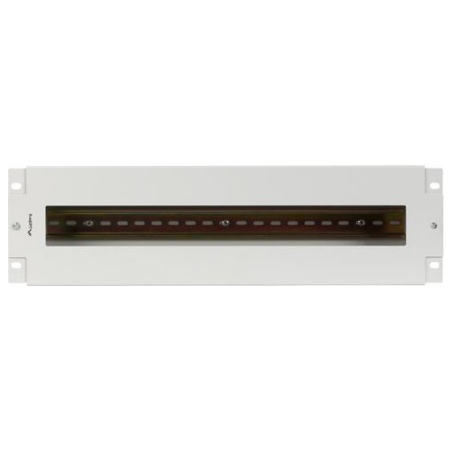 Lanberg 19" 3U Voltage Distrubution Panel with Din Rail TS-35 | Grey