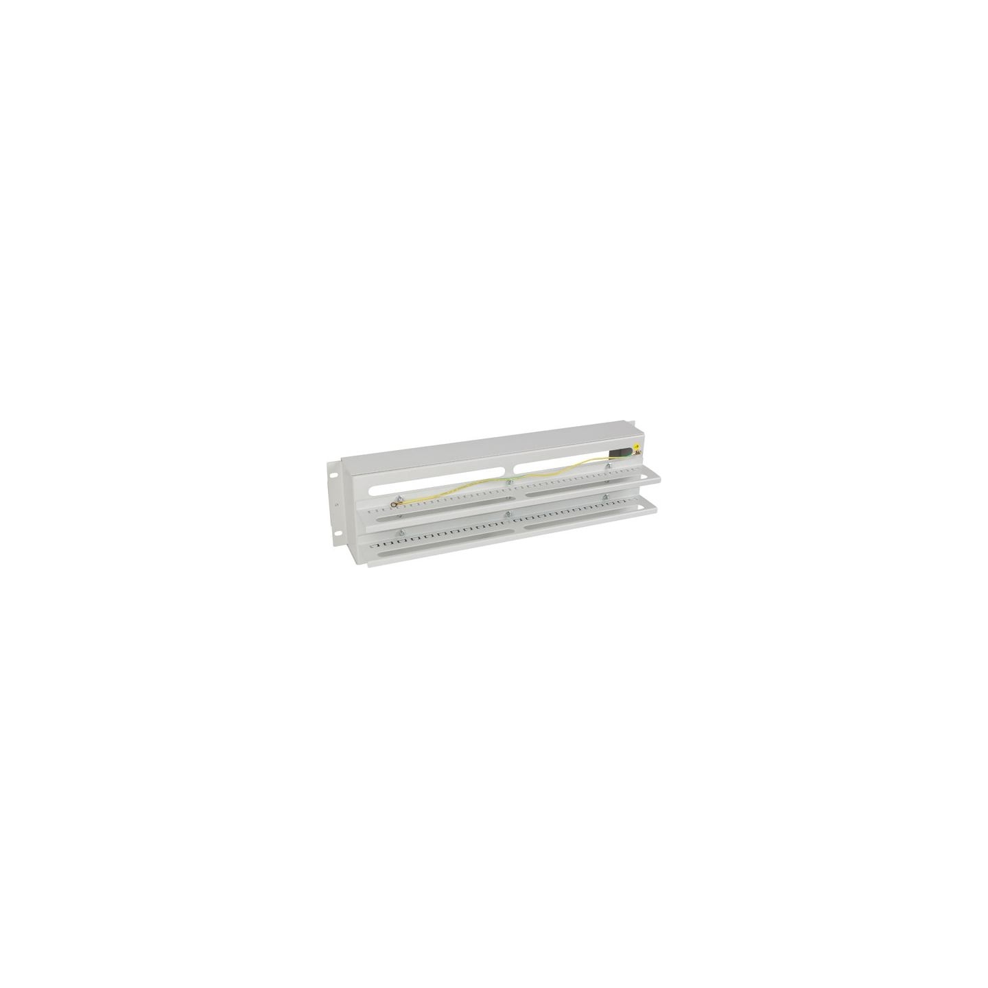 Lanberg 19" 3U Voltage Distrubution Panel with Din Rail TS-35 | Grey