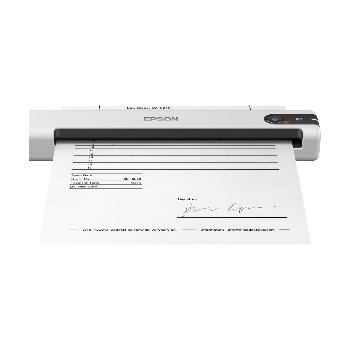 Epson | Mobile document scanner | WorkForce DS-70 | Colour