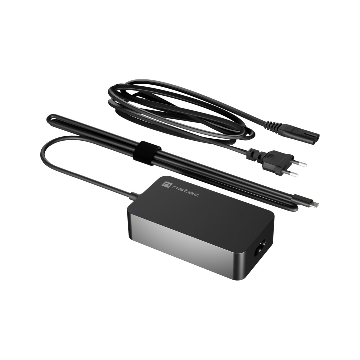 Natec Laptop Charger Gan USB-C 65W for Laptops, Tablets, Phones | NZU-2361