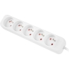 Lanberg Cable Power Strip, 5X French Outlets Quality-Grade Copper, 1.5 m | PS0-05E-0150-W