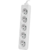 Lanberg Cable Power Strip, 5X French Outlets Quality-Grade Copper, 1.5 m | PS0-05E-0150-W