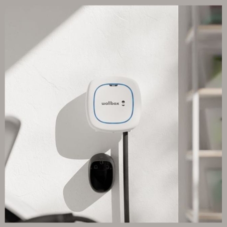Wallbox Electric Vehicle charge | Pulsar Max | 22 kW | Wi-Fi, Bluetooth | 5 m | White