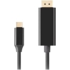 Lanberg USB-C to DisplayPort Cable, 1.8 m 4K/60Hz, Black | Lanberg | USB-C to DisplayPort Cable | CA-CMDP-10CU-0018-BK | Black |