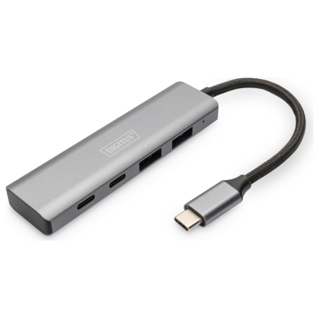 Digitus | USB-C 4 Port HUB 2x USB-A + 2x USB-C Gen2 | DA-70245 | USB-C Hub