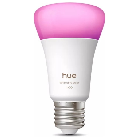 Philips Hue WCA 1100 A60 1P EU | E27 | 8.1 W | White and colour light | Bluetooth and Zigbee
