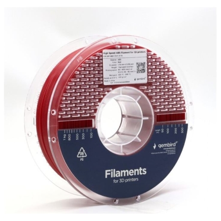 Flashforge High Speed ABS filament, 1.75 mm, 1 kg | 3DP-ABS1.75HY-01-R | ABS filament | Red