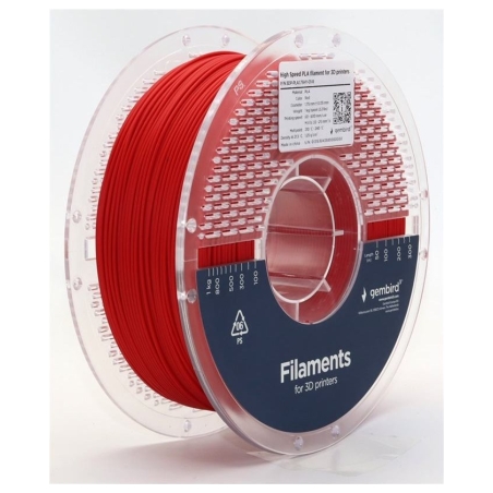 Flashforge High Speed PLA filament, 1.75 mm, 1 kg | 3DP-PLA1.75HY-01-R | PLA filament | Red