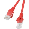 Lanberg Patchcord CAT.5E UTP 0.5M fluke passed 10-pack, Red | PCU5-20CC-0050-R