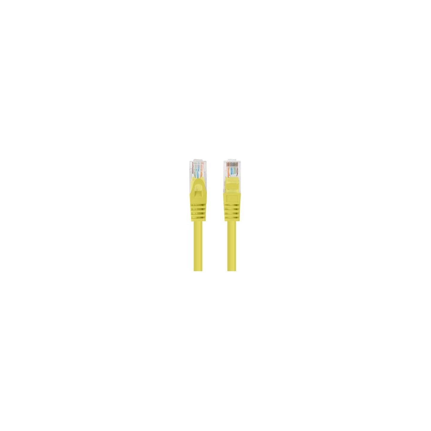 Lanberg Patchcord CAT.5E UTP 2M fluke passed 10-pack, Yellow | PCU5-20CC-0200-Y