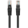 Lanberg Patchcord CAT.6 UTP 0.5M fluke passed 10-pack, Black | PCU6-20CC-0050-BK