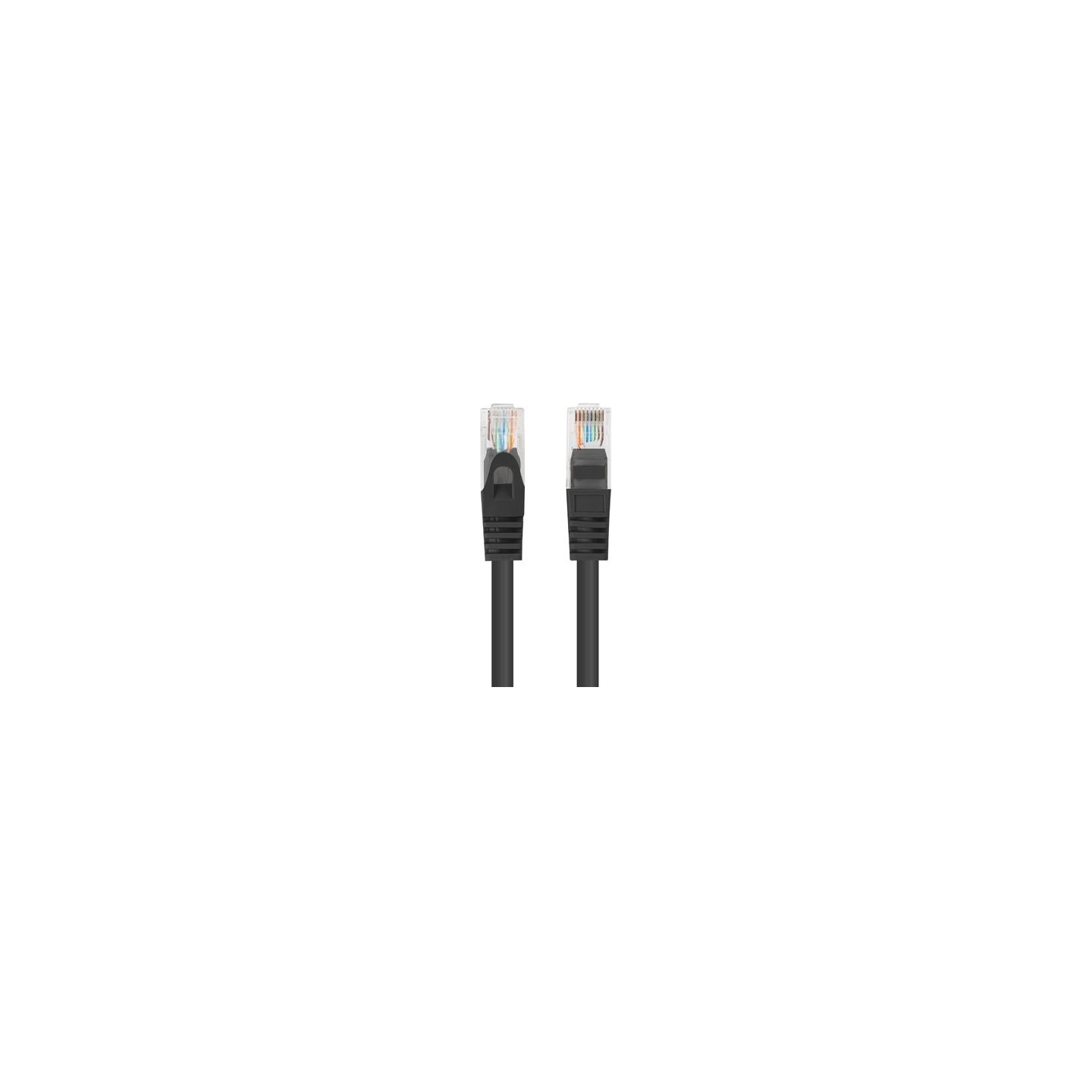 Lanberg Patchcord CAT.6 UTP 1M fluke passed 10-pack, Black | PCU6-20CC-0100-BK